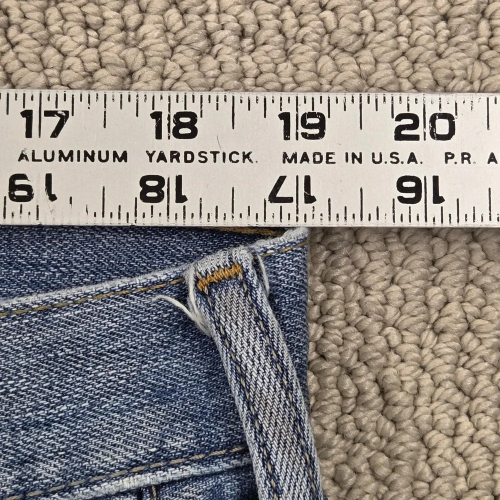 Levis 569 Loose Straight Jeans Mens 36x34 Blue Denim Medium Wash Y2K